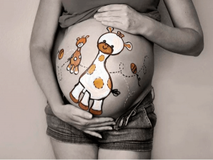 Dibujos barriga embarazada
